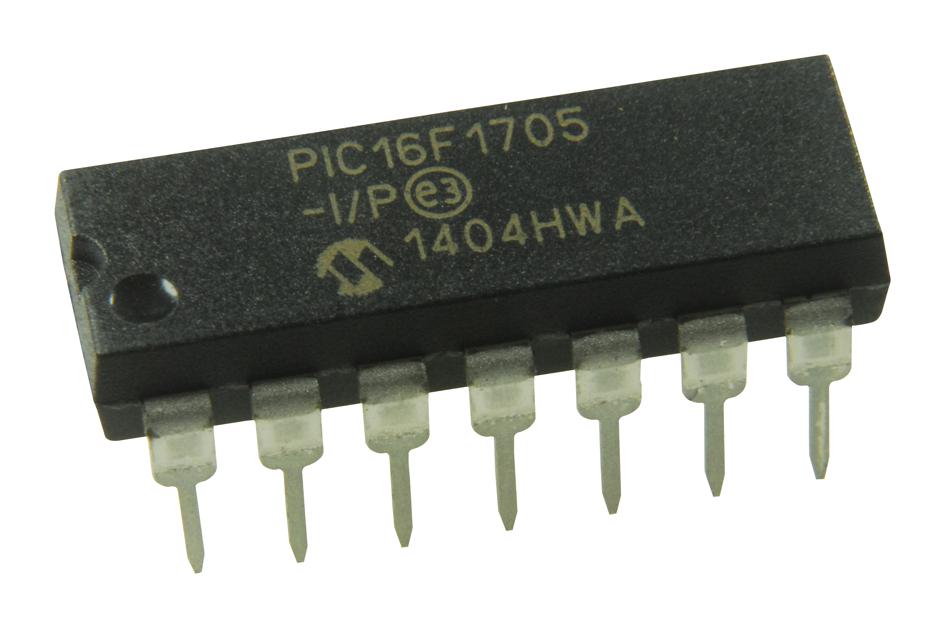 Microchip Series 1705 PIC16F1705 Microcontroller: PIC16F1705IP