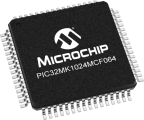 Buy Microchip PIC32MK1024MCF064IPT Microcontroller with CAN, UART, SPI, ADC, PWM, Op Amps, and FPU Online