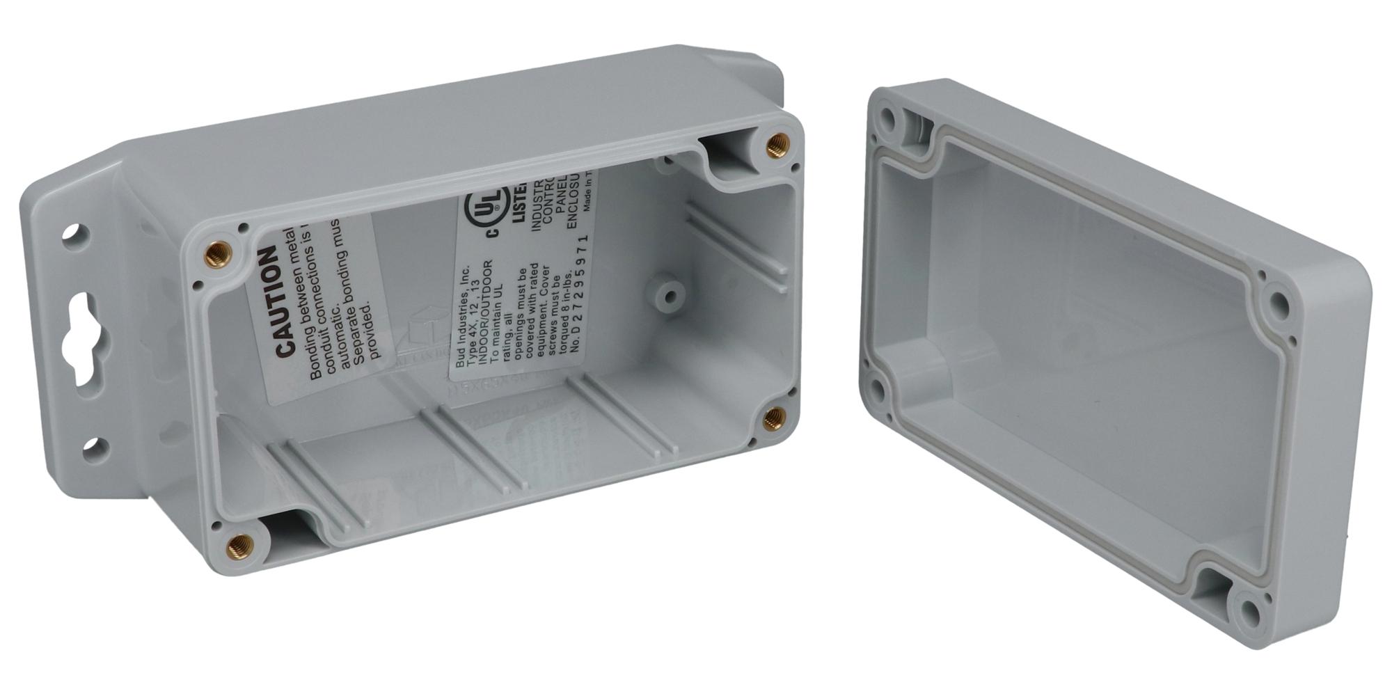Budind Series Enclosure: Outdoor IP68 Polycarbonate Box PN1322AMB