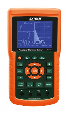 Buy Extech Power and Harmonics Analyzer Part Number PQ3470 Online