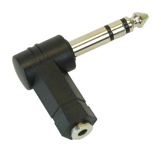 Buy Multicomp Pro Right Angle 6.35mm Stereo Plug to 3.5mm Mono Jack Part Number PS000139 Online