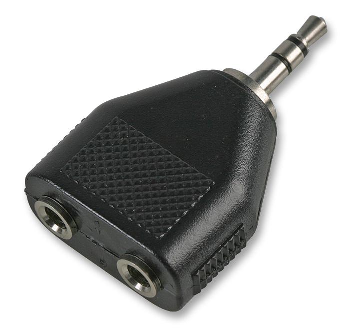 Buy multicomp 3.5mm Stereo Plug to 3.5mm Stereo Double Jack Adaptor Part Number PS000169 Online