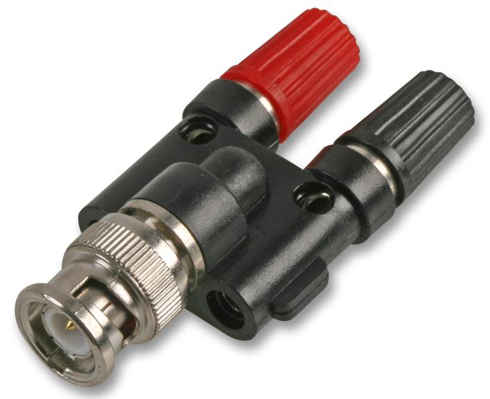 Multicomp Series U-Shape BNC Plug to Double Binding Posts Adapter: PS000177