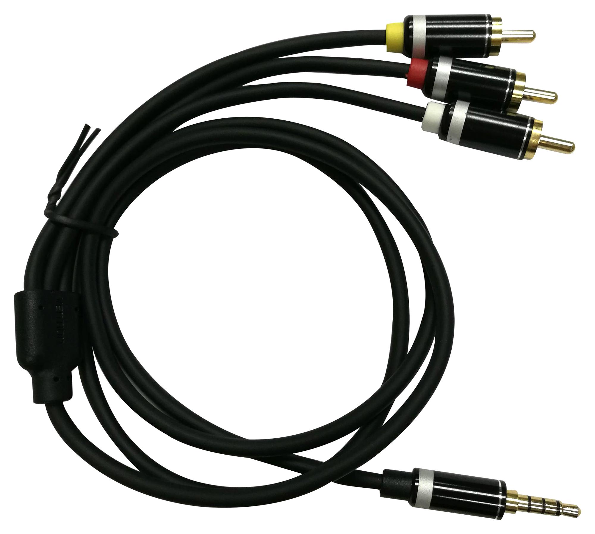 Buy multicomp 3.5mm 4P Plug to RCA Plug Audio Cable Part Number PS000236 Online