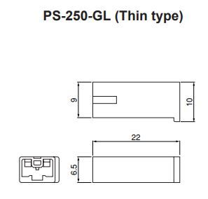 JST Series PS250 Power Supply Connector: PS250GL