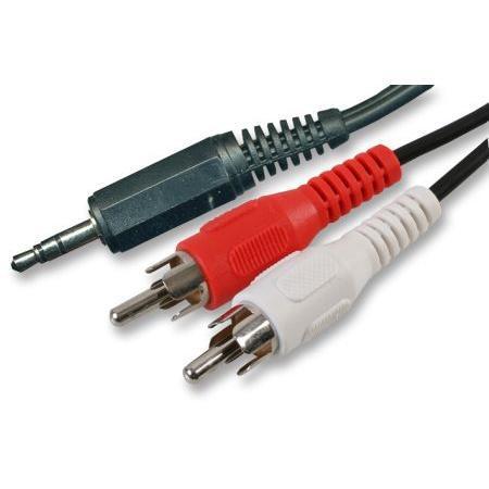 Buy Multicomp 3.5mm Stereo Plug-to-Two RCA Plugs Part Number PSG02698 Online