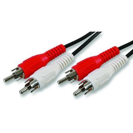 Brand Series Audio Cable: Dual RCA Male Connectors for Stereo Equipment