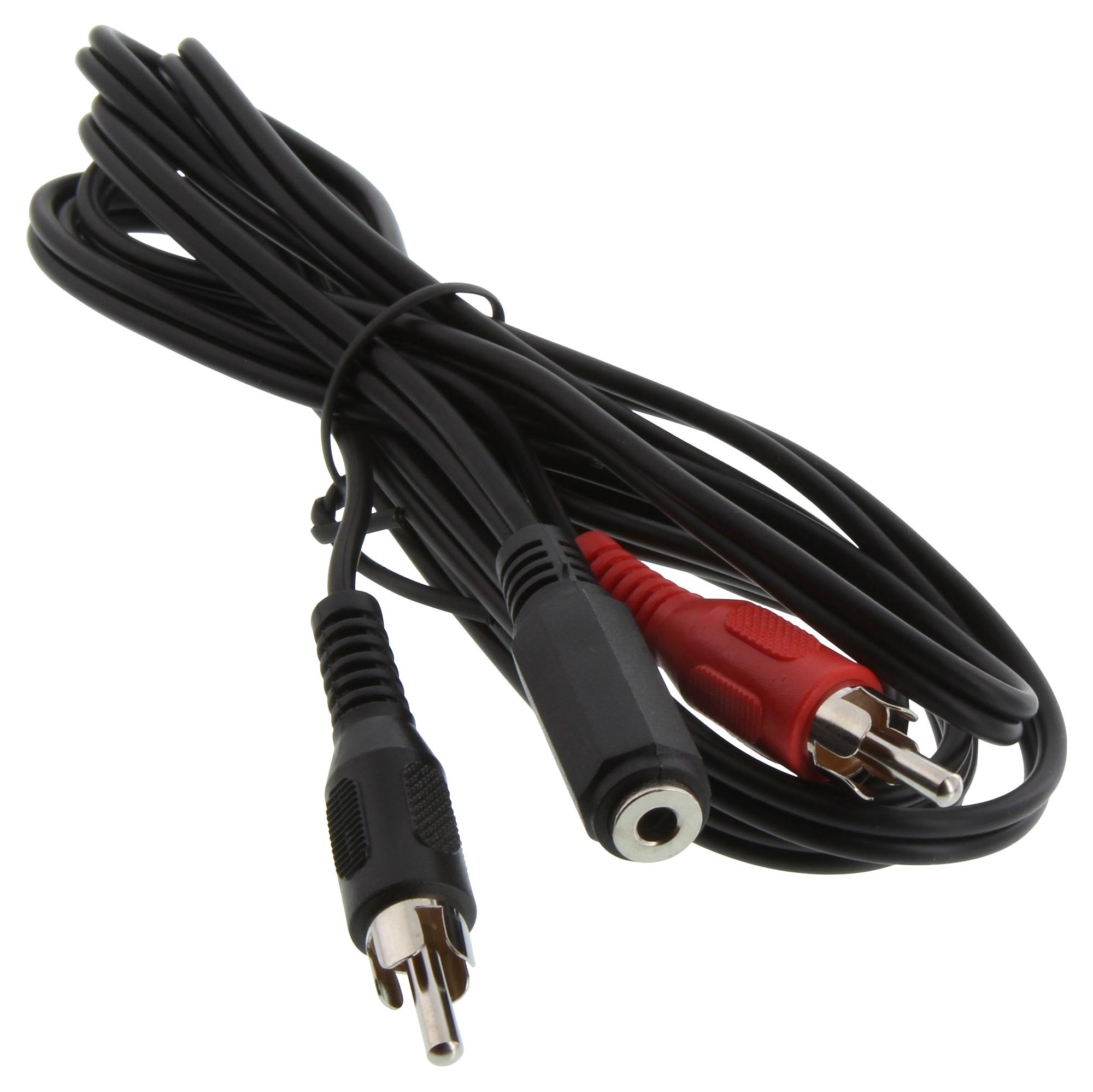 Multicomp Pro PSG03484 – Reliable Stereo to Dual RCA Audio Cable for Industrial Applications