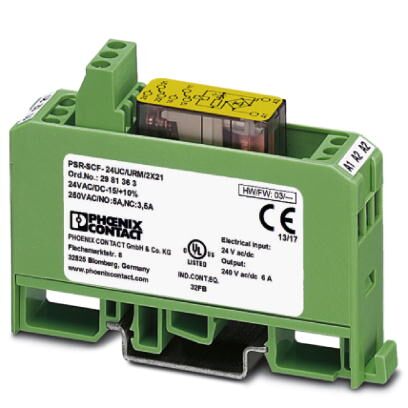 PSR-SCF- 24UC/URM/2X21 PHOENIX CONTACT Safety Relay Module | myMectronic