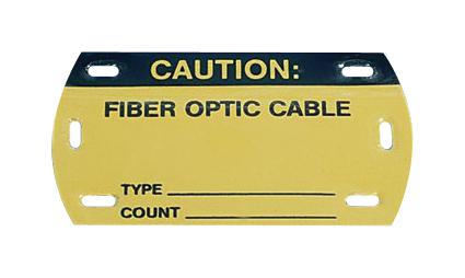 Buy Self-Laminating Fiber Optic Cable Marker Tags Part Number PSTFOBLNK Online