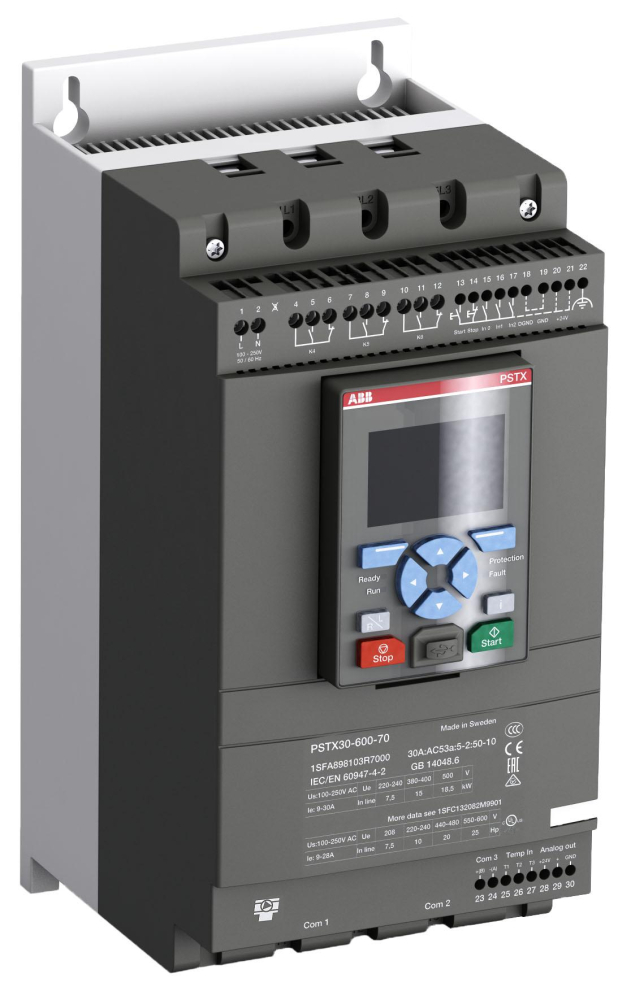 ABB PSTX60-600-70 – Reliable Motor Soft Starter for Industrial Applications
