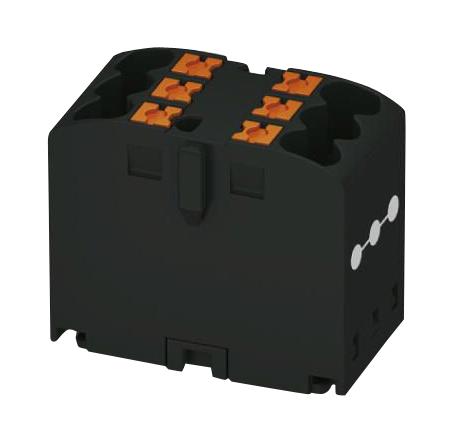 Phoenix Contact Series PTFIX Distribution Block: PTFIX6X25BK