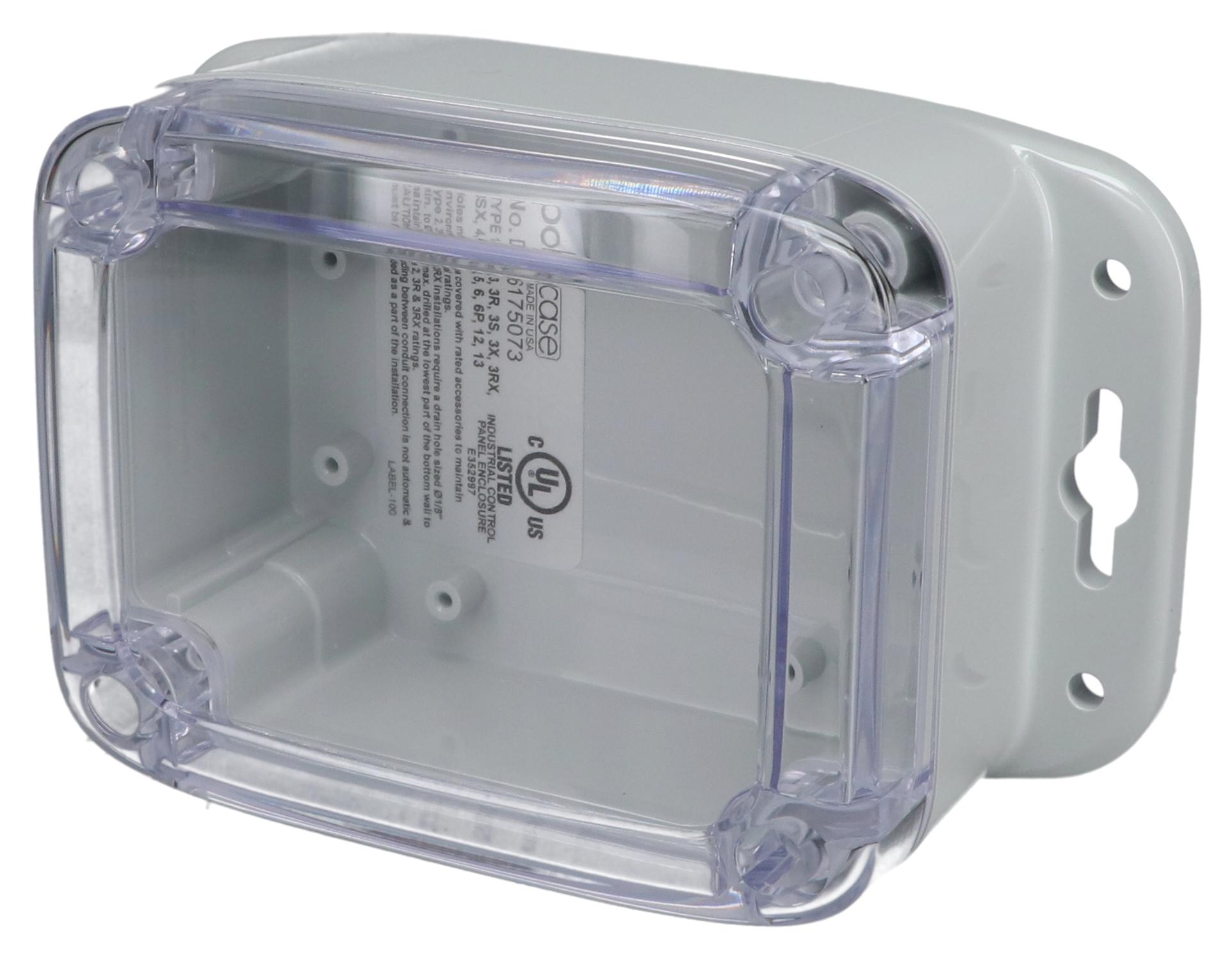 Buy Bud Industries NEMA 6P/IP68 PC Enclosure Part Number PU16534C Online