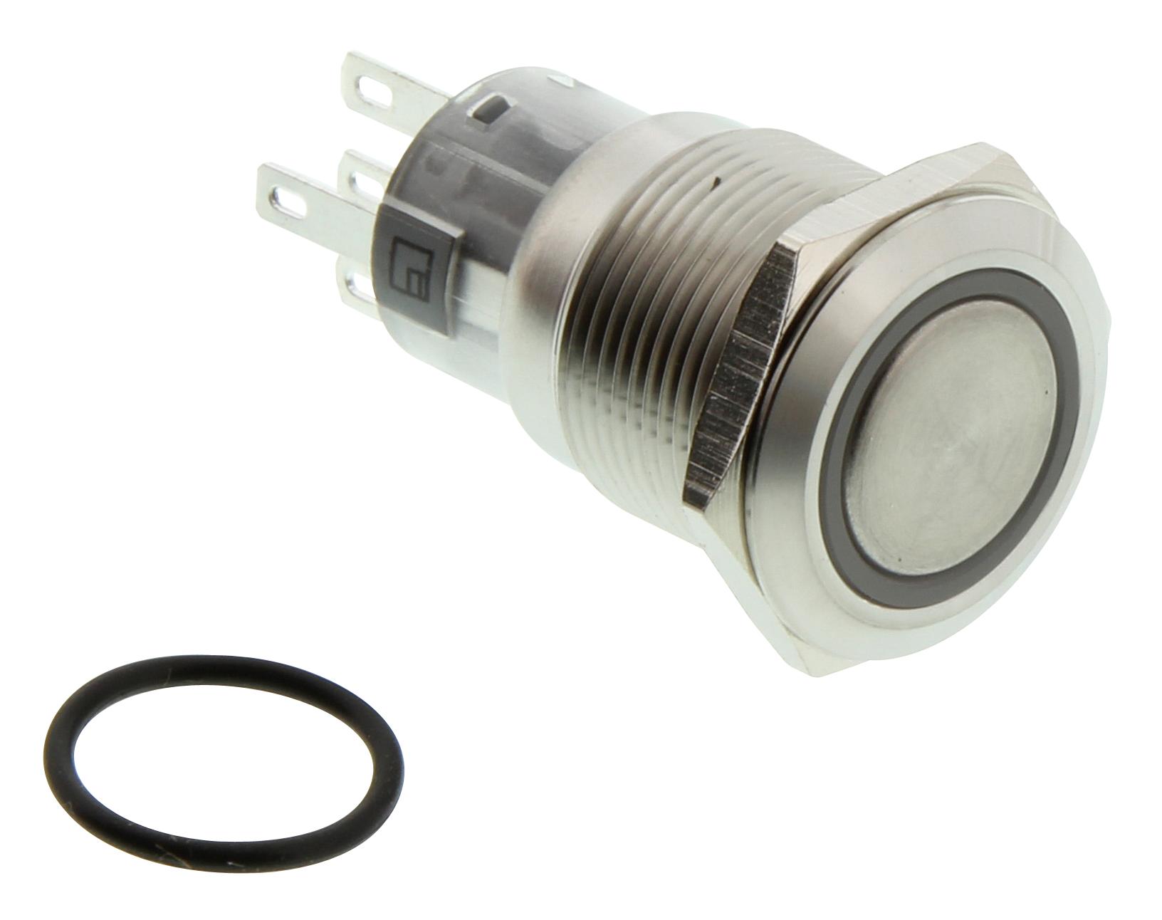 E-Switch Series PV4 Anti-Vandal Switch: PV4F2B0SS334