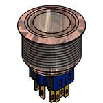 PV9F2V0SS-311 E-SWITCH Illuminated DPDT Pushbutton | myMectronic