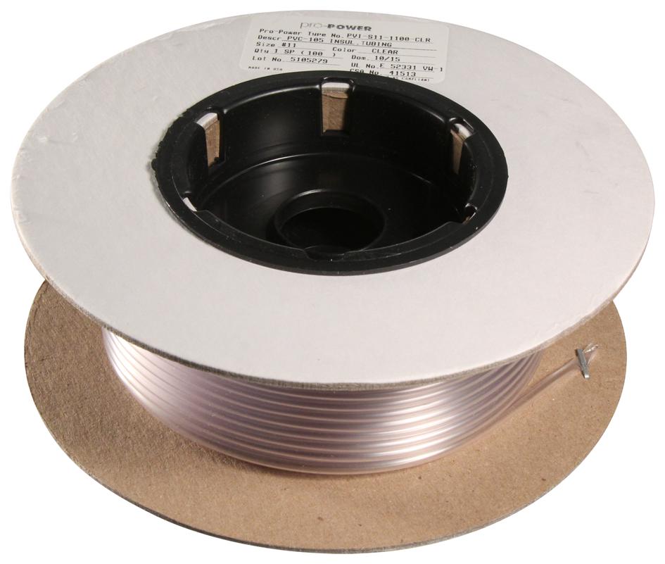 Multicomp Series PVC Insulating Tubing: PVI-S11-1100-CLR