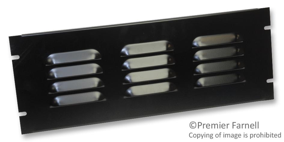 Buy Hammond Louvered Steel Rack Panel Part Number PVLL19007BK2 Online