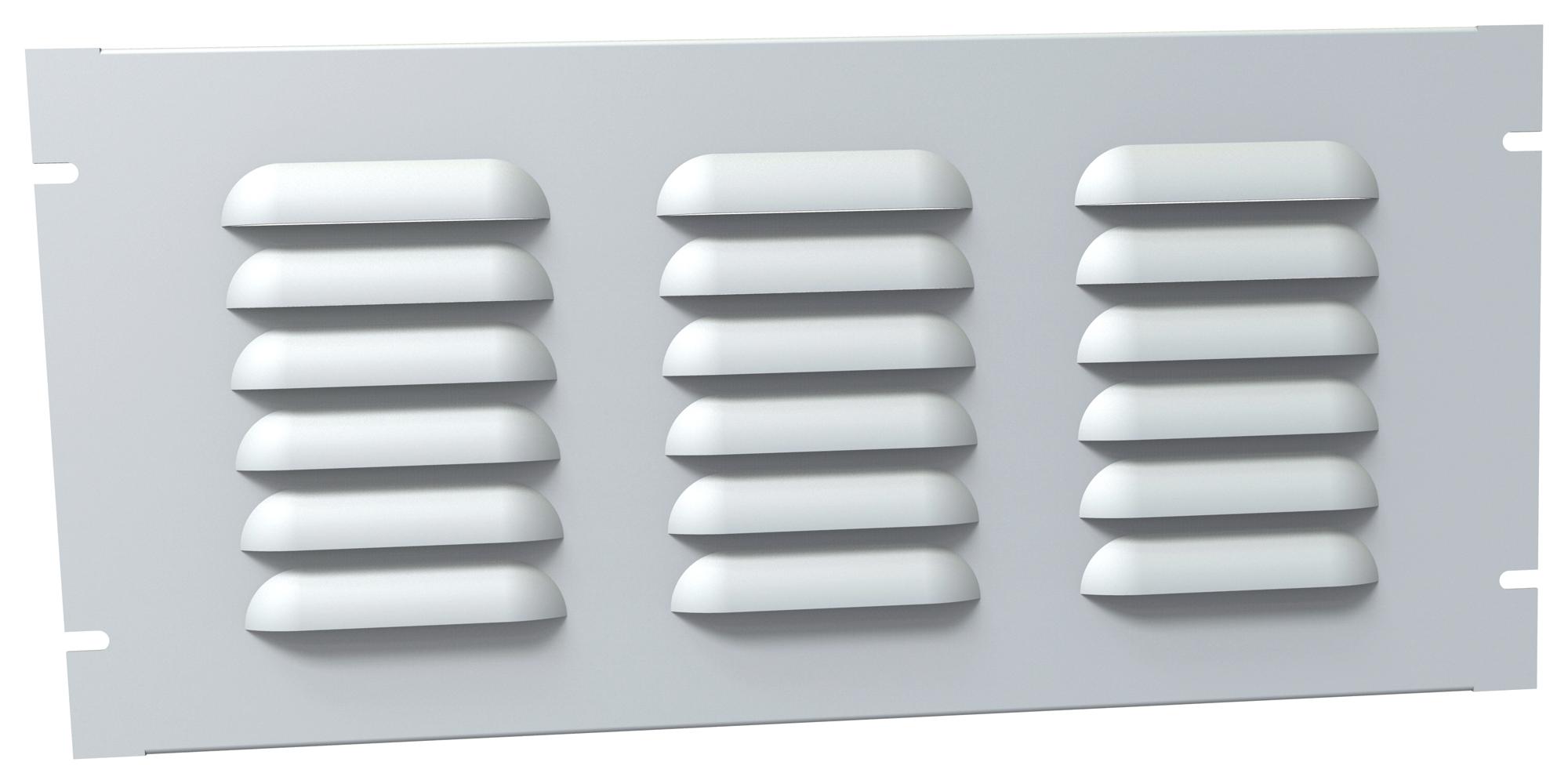 Hammond PVLL19008LG2 – Reliable Louvered Steel Rack Panel for Industrial Applications