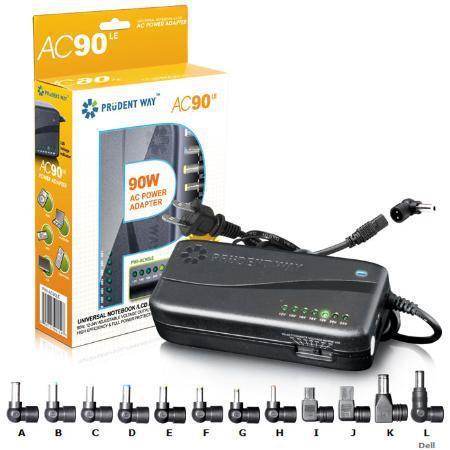 Prudent Series Universal 90W Laptop Power Adapter: PWIAC90LE