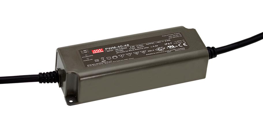 Buy Mean Well PWM-40 Series LED Driver Part Number PWM-4012 Online