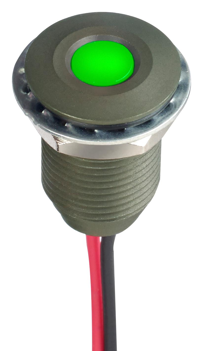 APEM Series Q10 LED Indicators: Q10F5AKXXG12E