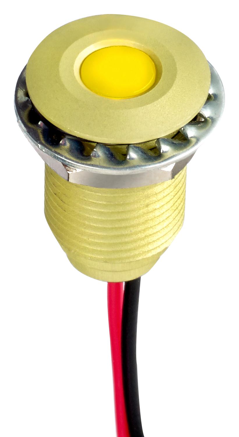 APEM Series Q10 LED Indicator: Q10F5AYXXY02E