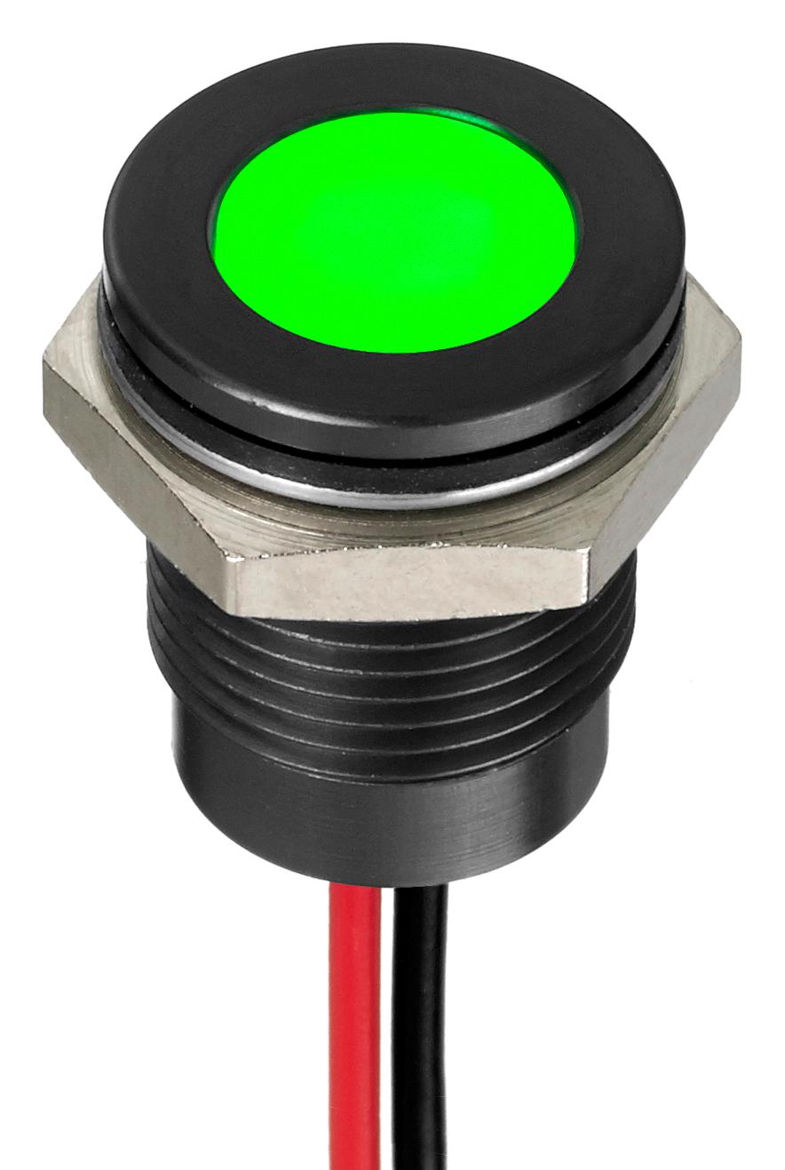 APEM Series Q14 LED: Panel Mount Indicator Part Number Q14F5BXXHG24E
