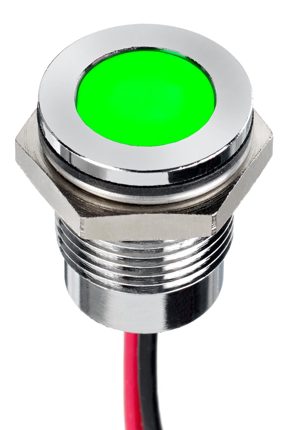 APEM Series Q14 LED Indicators: Q14F5CYYRG02E