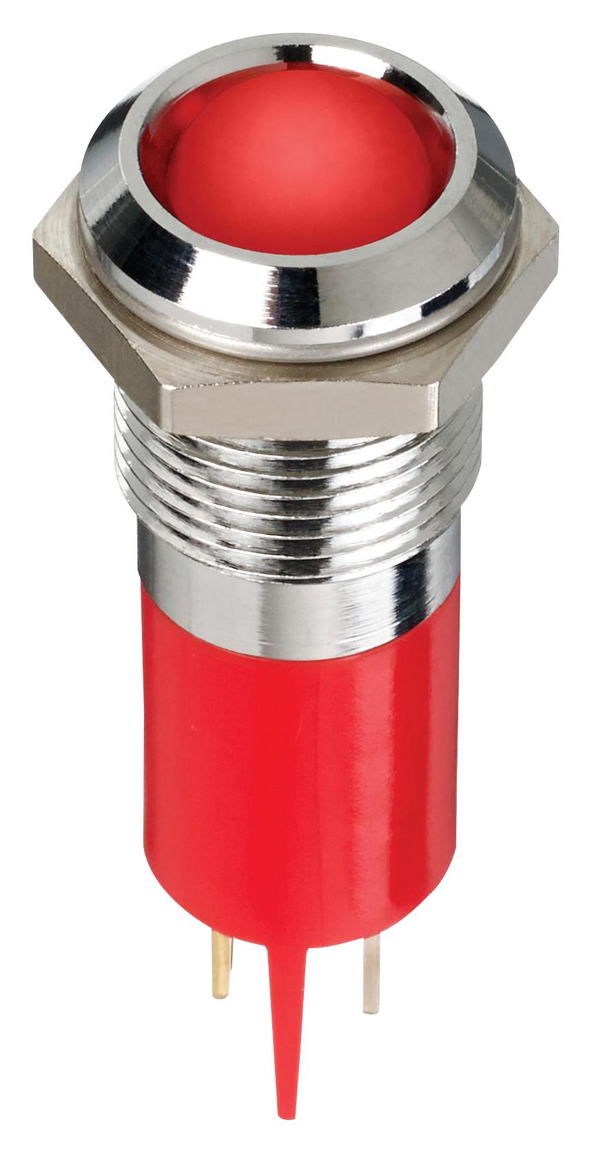 APEM Series Q14 Panel Mount LED Indicator: Q14P1CXXR24