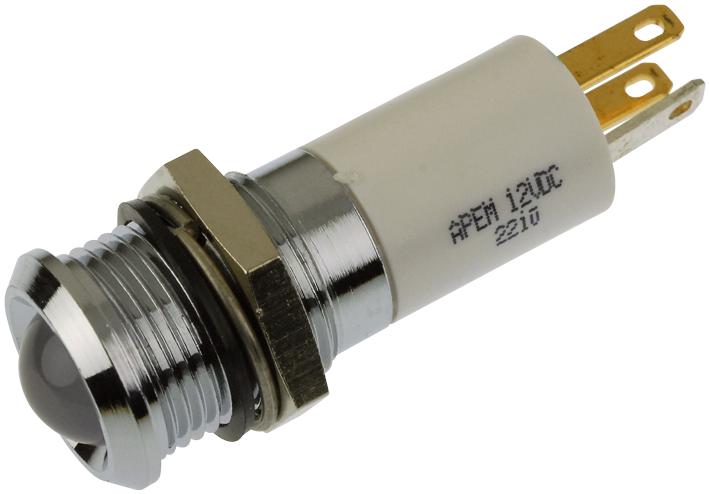Buy APEM LED Indicator Part Number Q14P1CZZRYG24E Online
