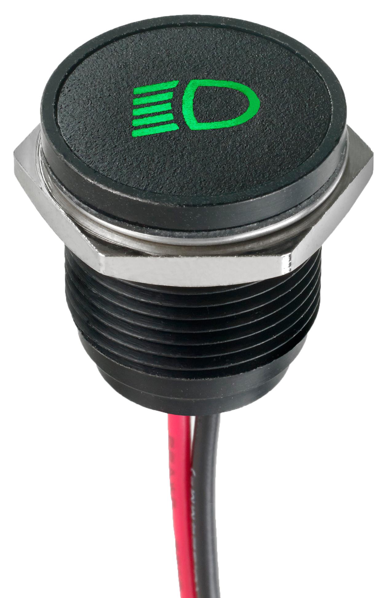 ZEALOT Series Q16 LED Indicator: Q16F5BXXHG12E397