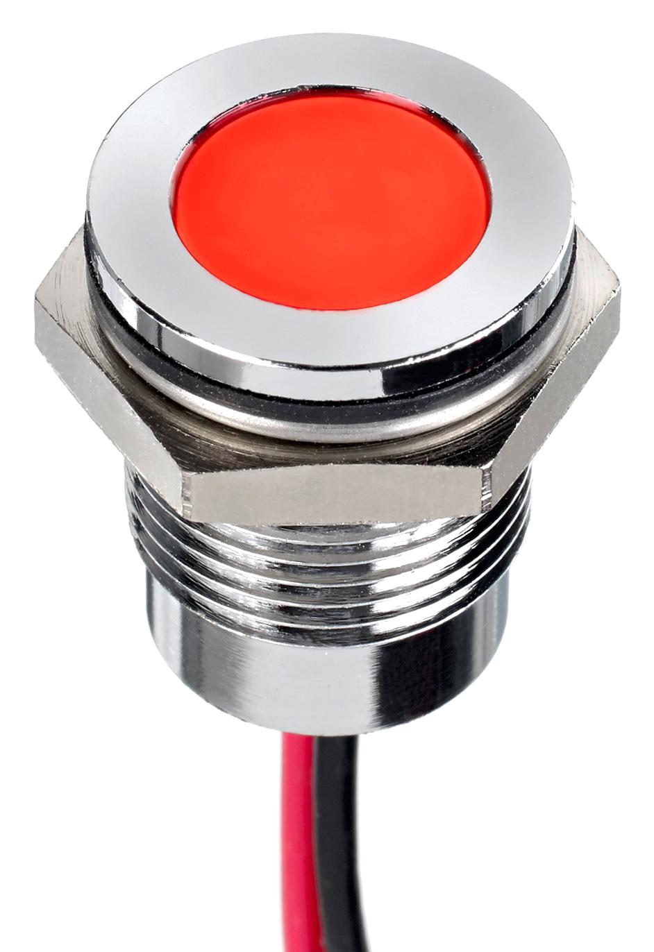 Buy APEM Q19 Series Panel Mount LED Indicators Part Number Q19P5CZZRGB12ECA Online