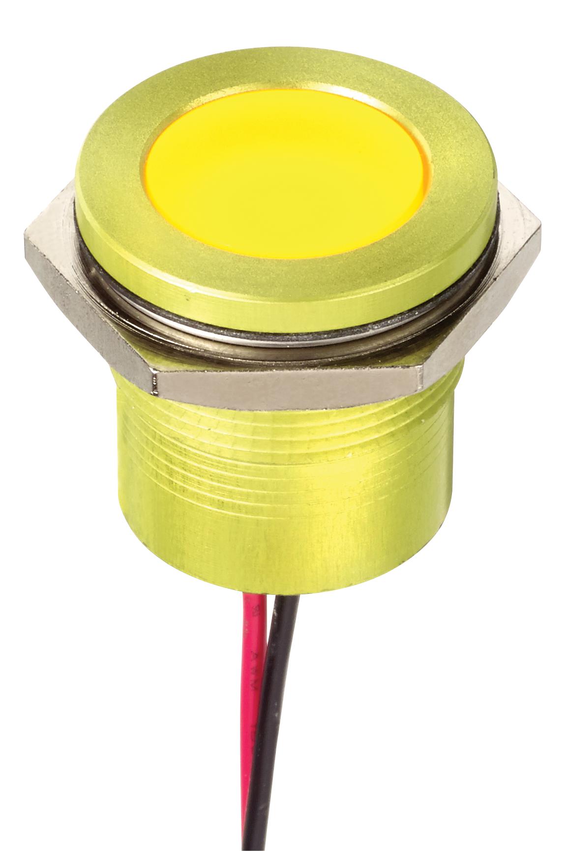 APEM Series Q22LEDPanel Indicator: Q22F5AYXXSY28AE