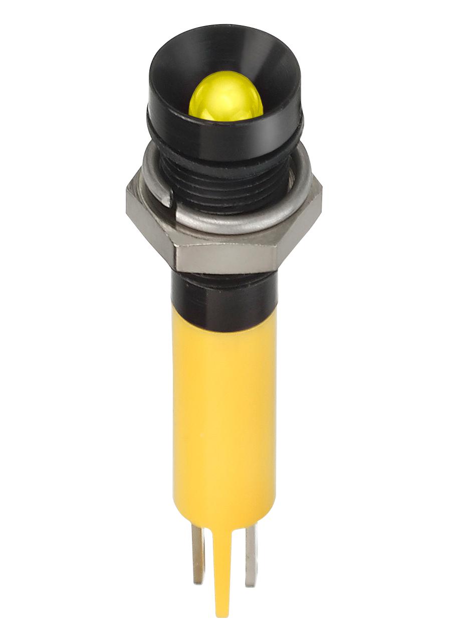 APEM Series Q6 LED: Indicator IP67 Waterproof Panel Mount Light