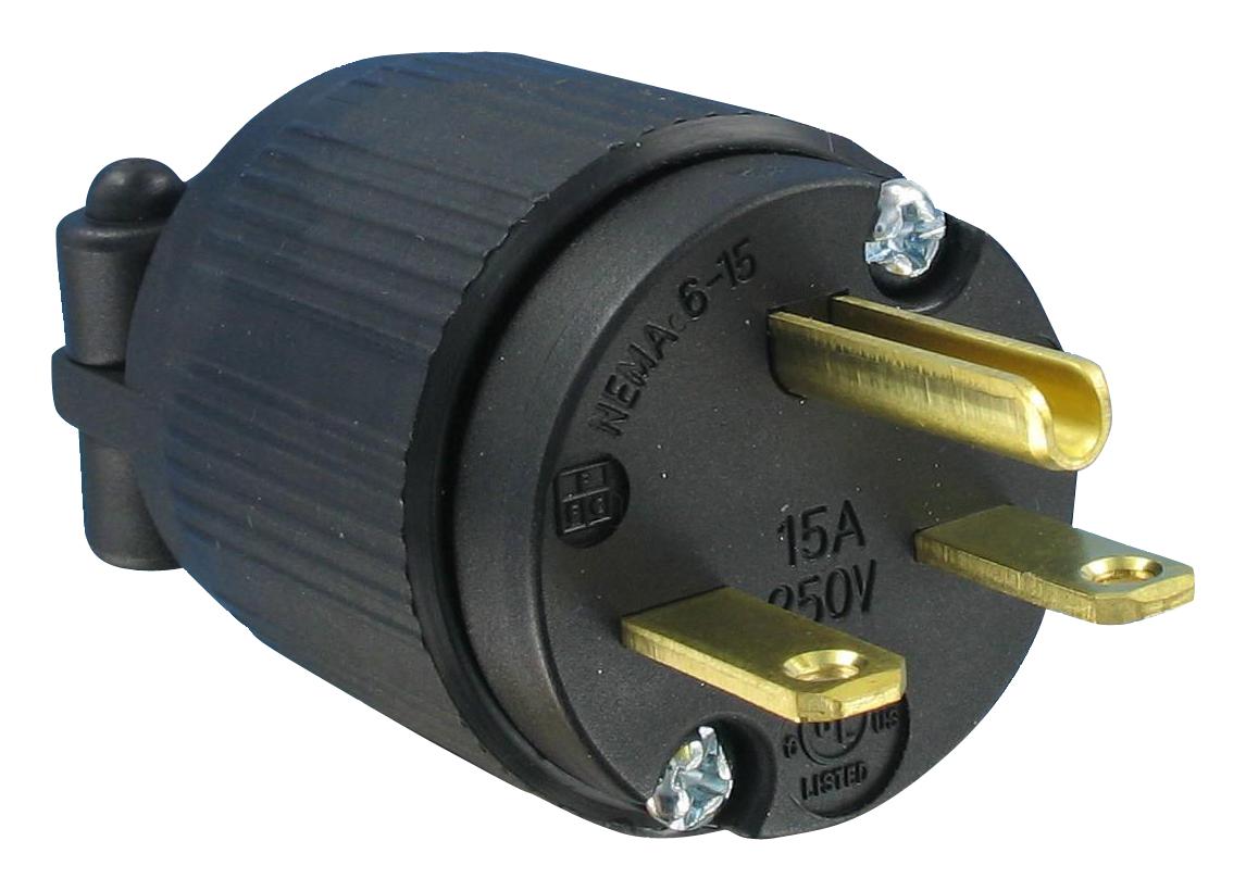 Q-720 QUALTEK ELECTRONICS 6-15P Straight Blade Plug | myMectronic