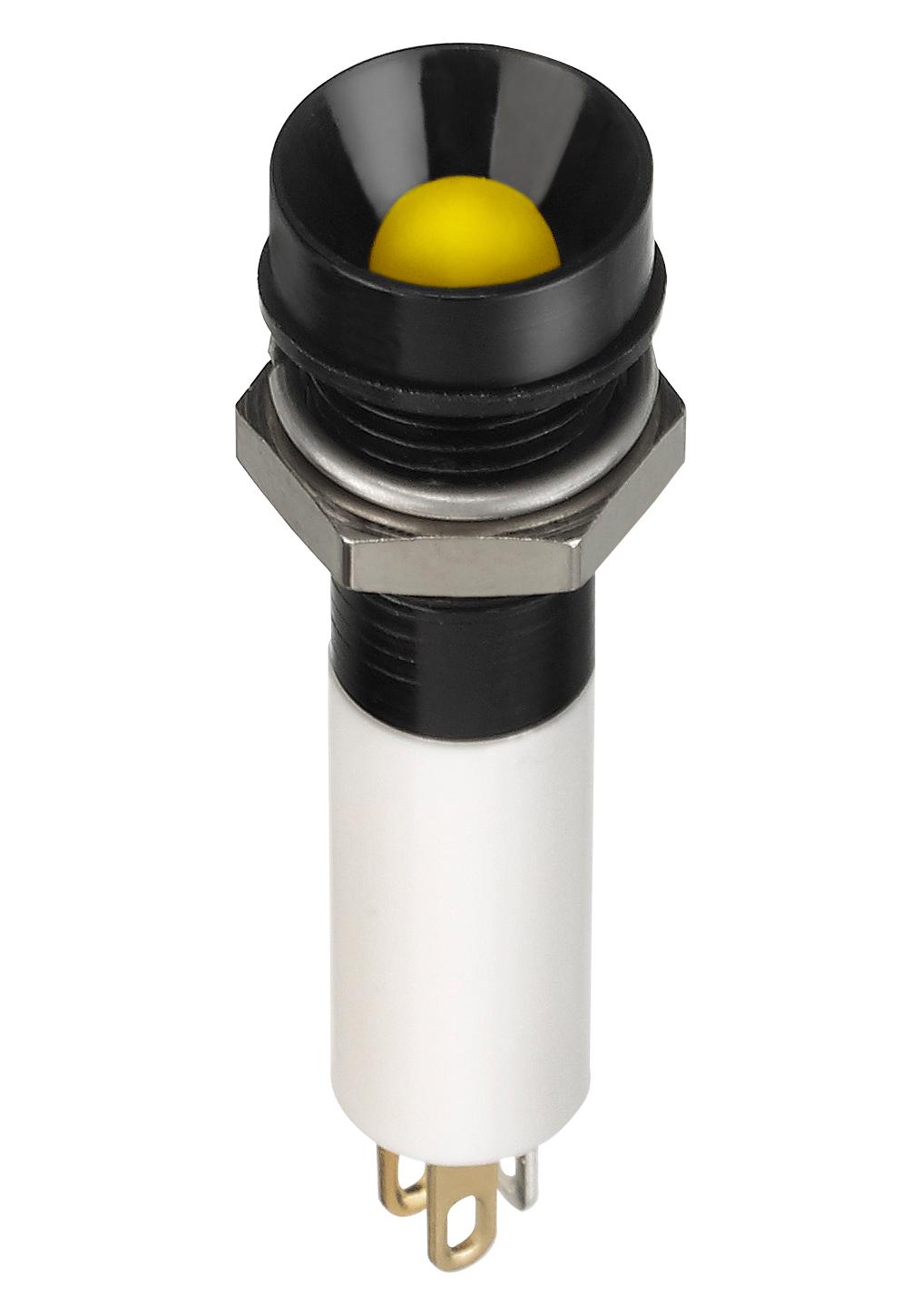 Buy APEM Q SERIES Panel Mount LED Indicators Part Number Q8R1BZZRYG24E Online