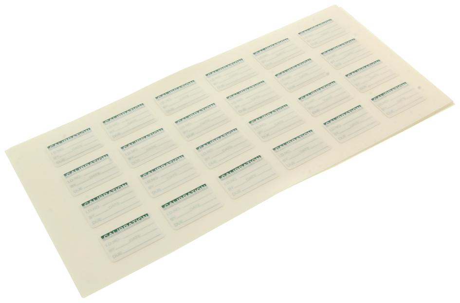 TE Series Calibration Vinyl Label: QCC311GR