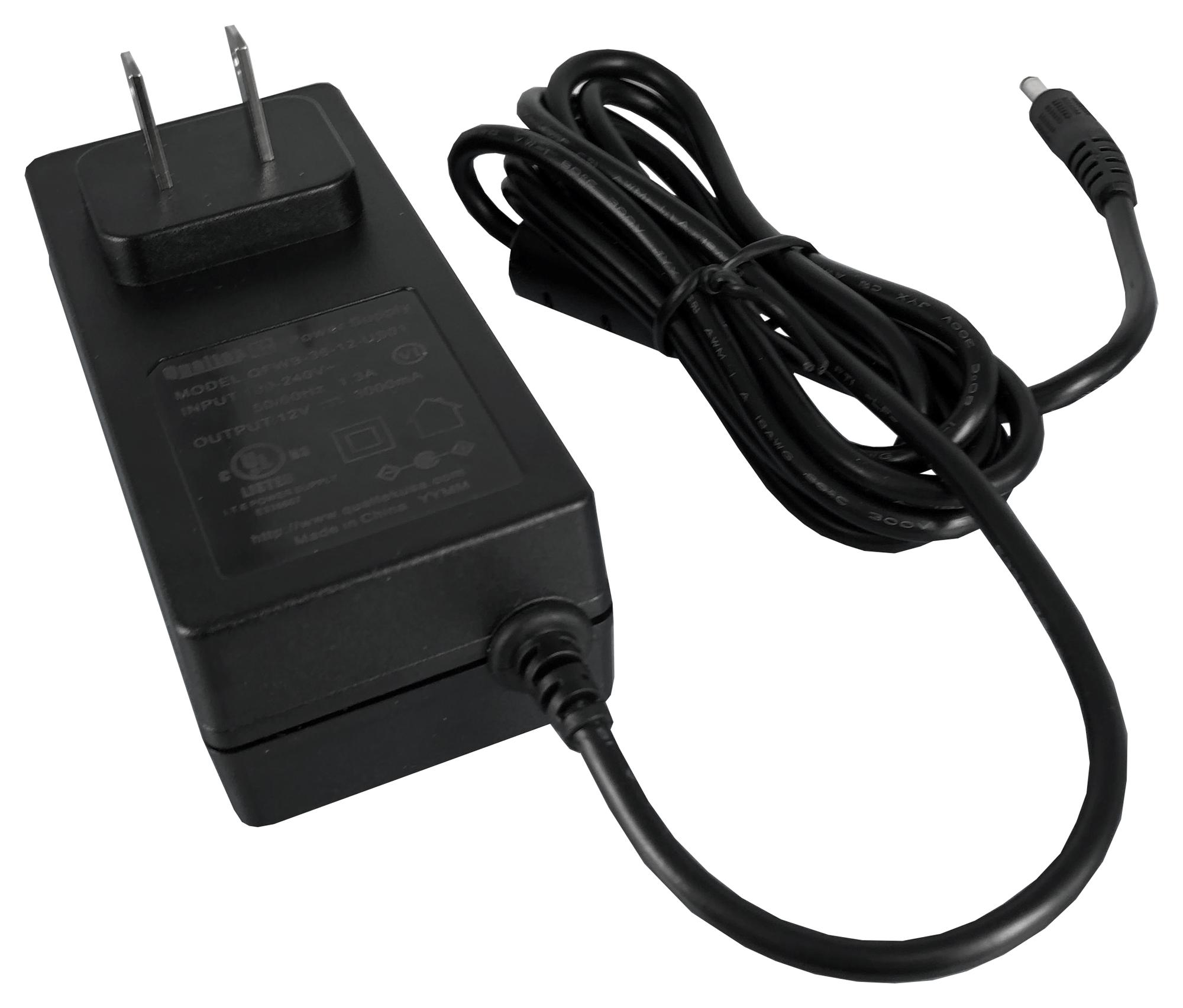 Qualtek Series QFWB 36 Watts Power Supply: QFWB3612US01