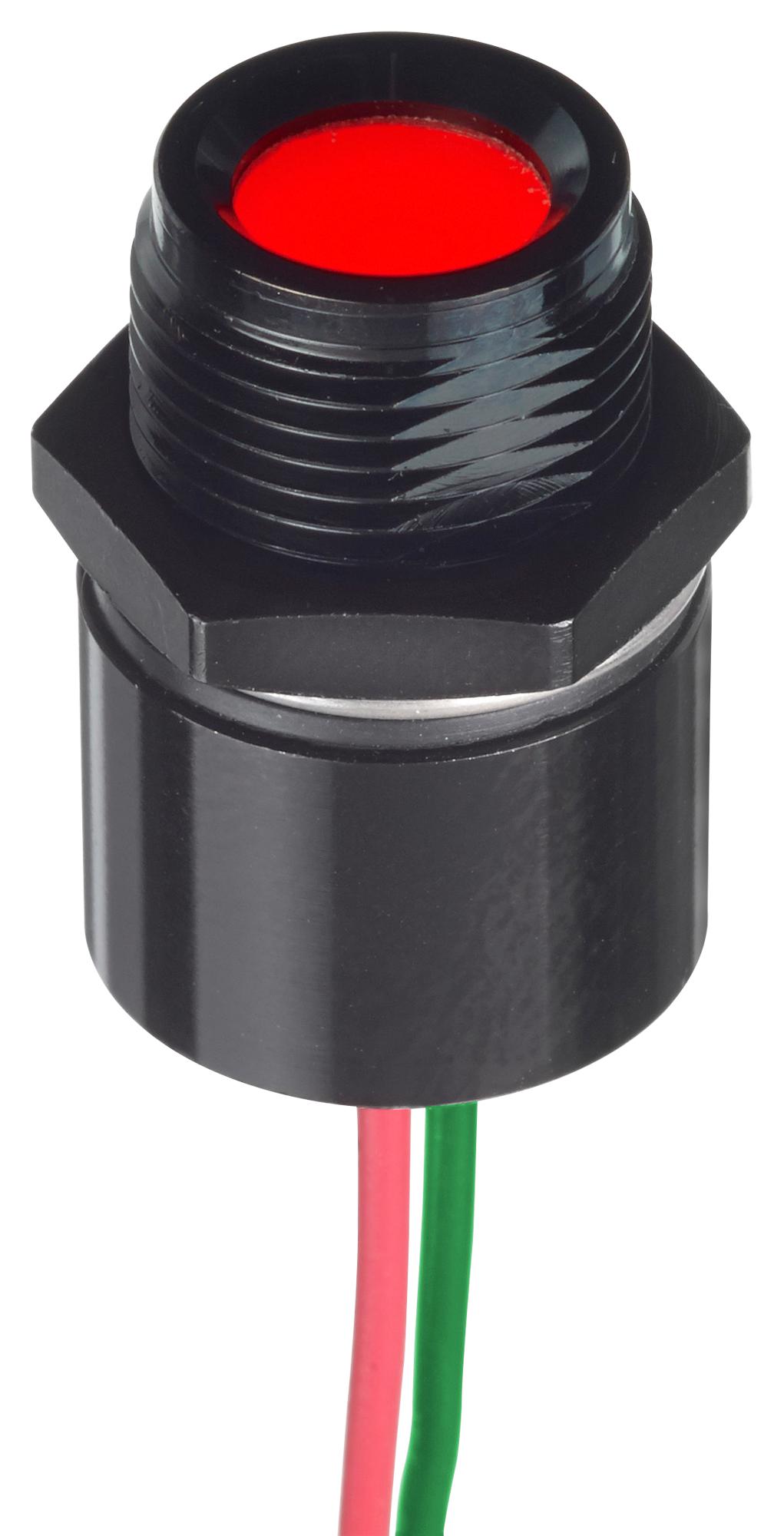 Buy APEM QRM14 Series Rear Panel Mount LED Indicators Part Number QRM145BYYRG12E Online