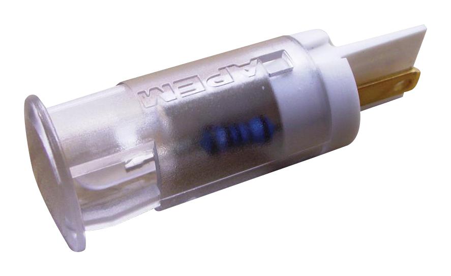 APEM Series QS121XXW12 LED Indicator: 12mm 1200mcd