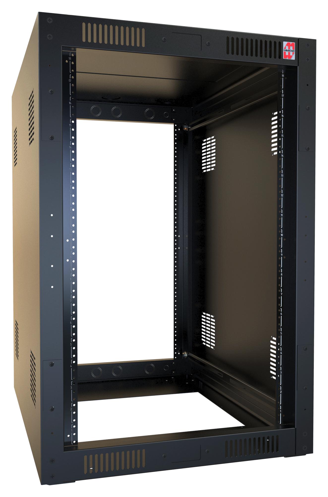 Hammond Series RCK Rack Cabinet: RCK18U32BK