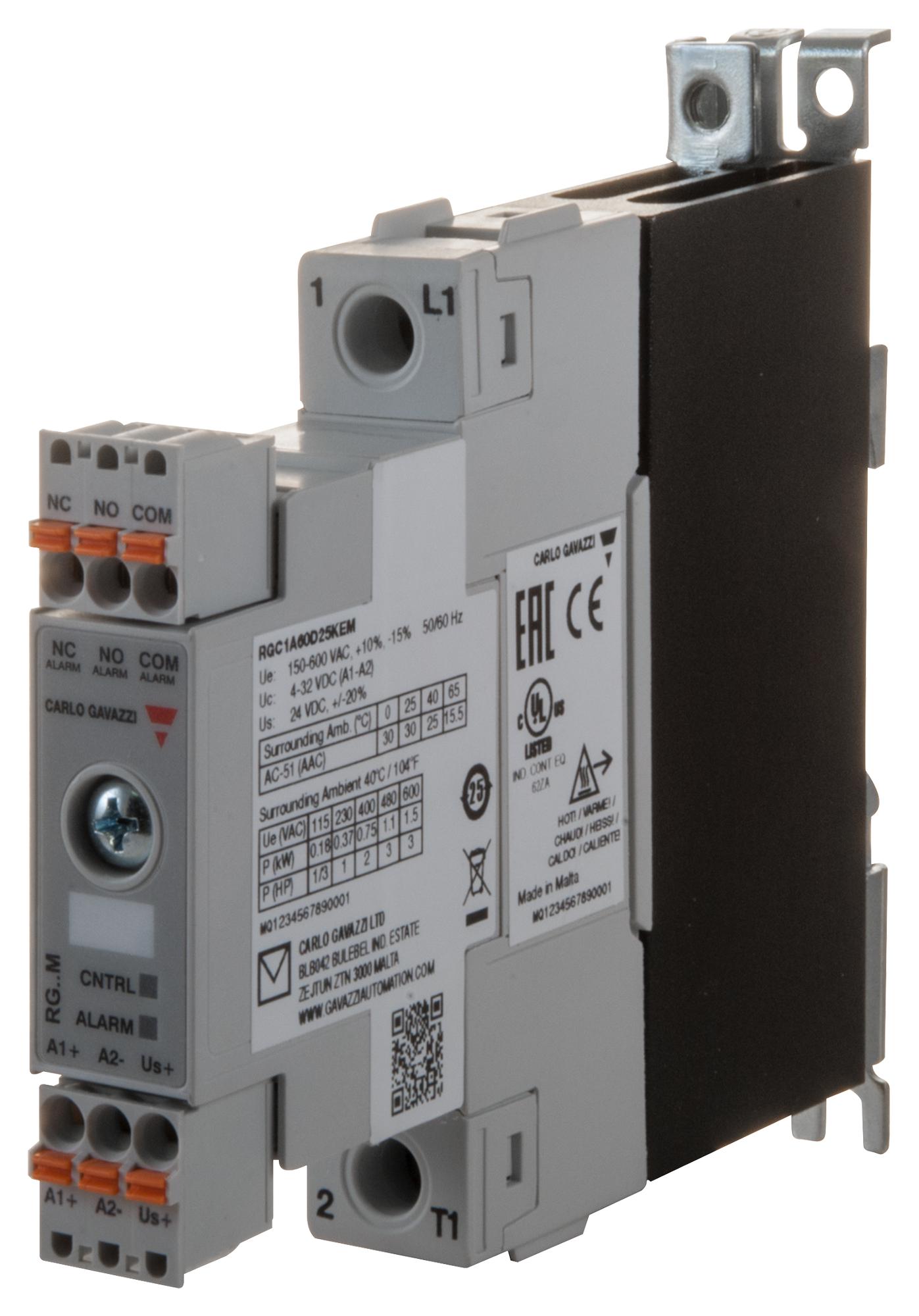 Gavazzi RGC1A60D31KEM – Reliable Temperature Control Relay for Industrial Applications