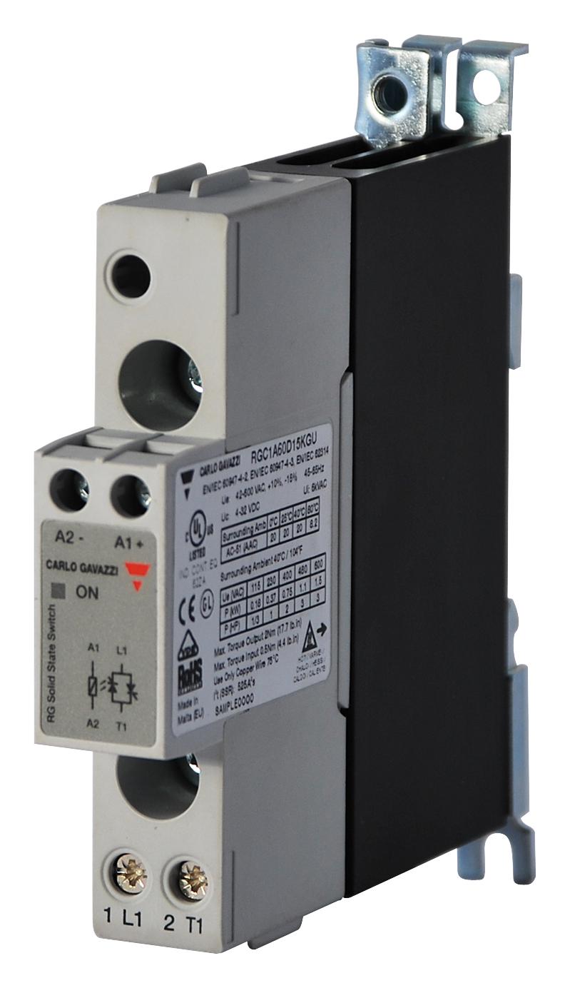 Gavazzi Series RGC: 1-Phase Solid State Contactor Part 25KGU