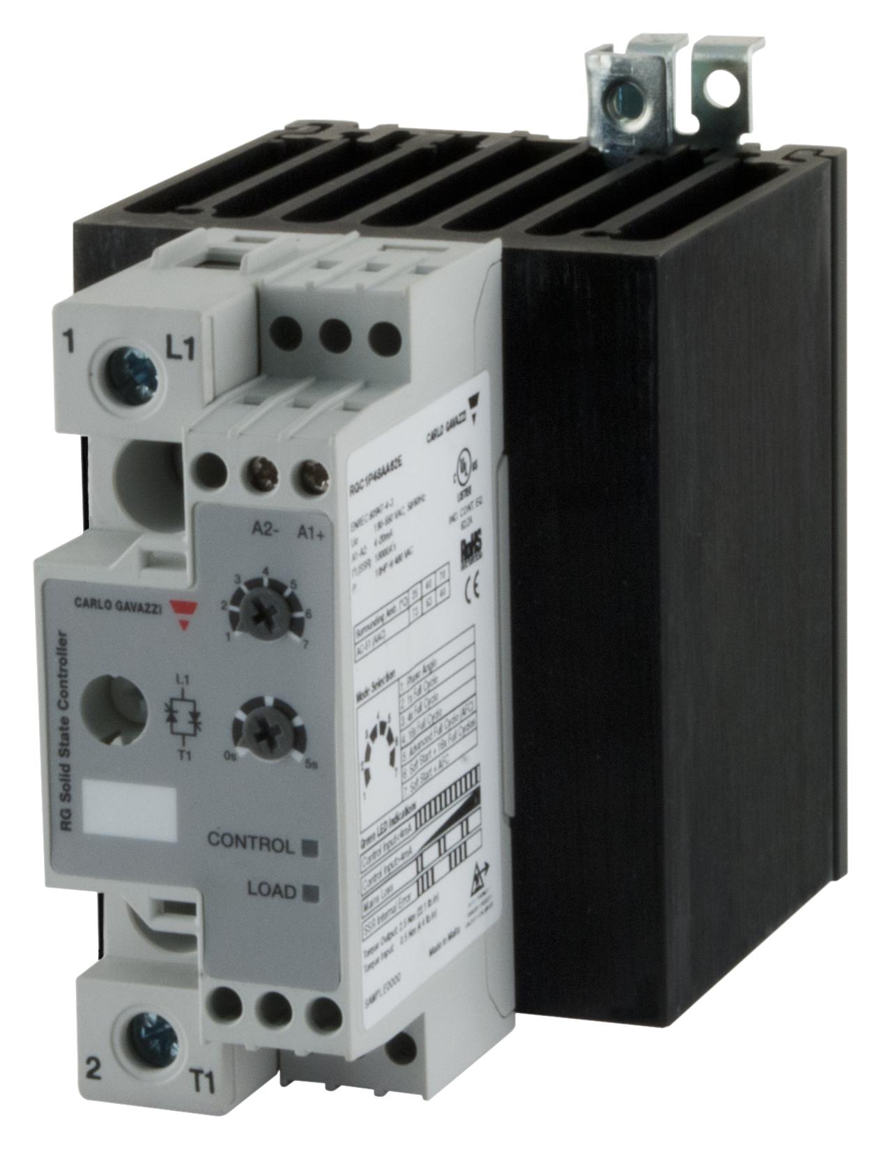 Carlo Gavazzi Series RGC1P Solid State Contactor: RGC1P23AA50E