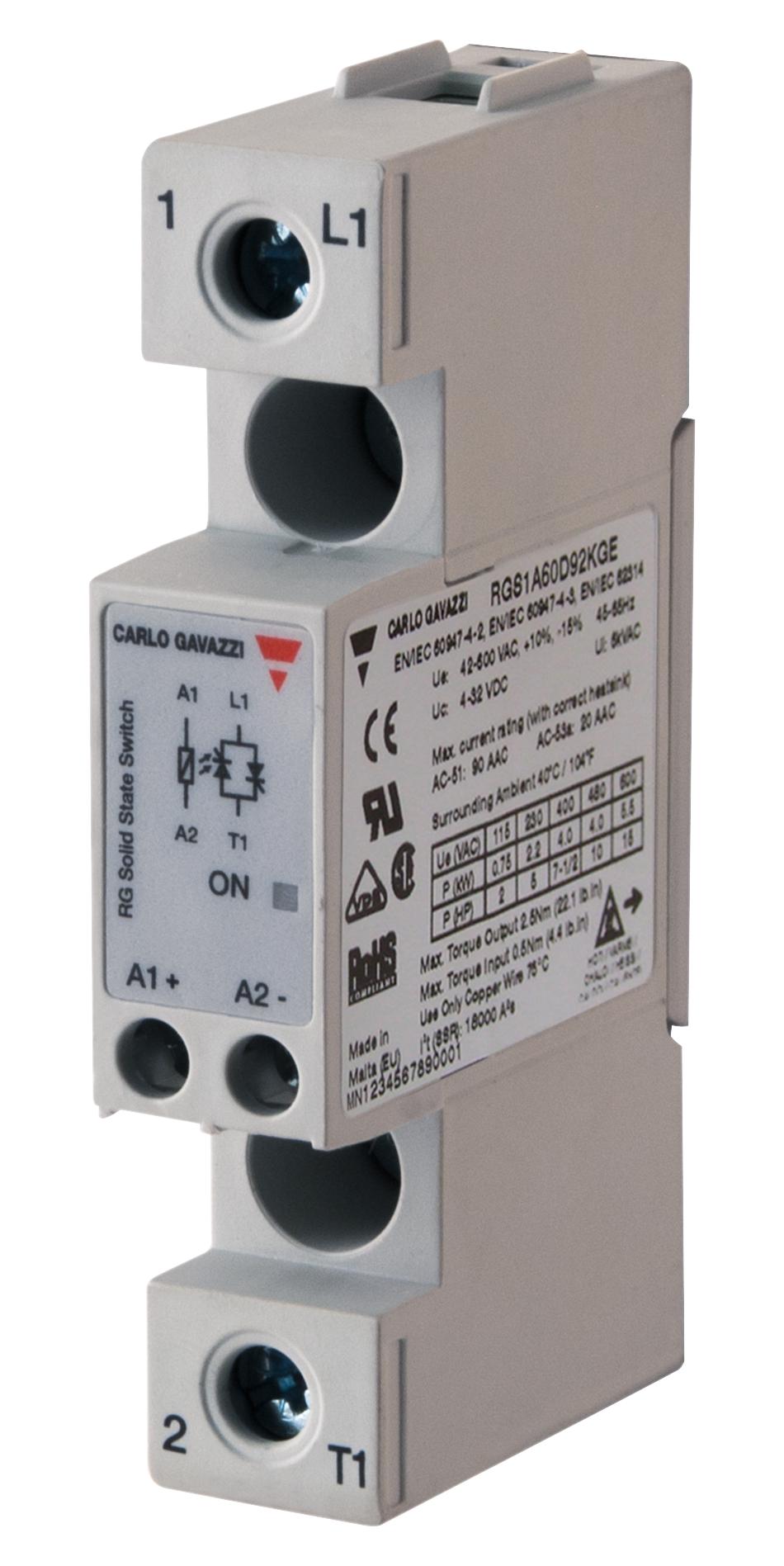 Carlo Gavazzi RGS1A60D50KGE – Reliable Industrial Solid State Relay for Automation