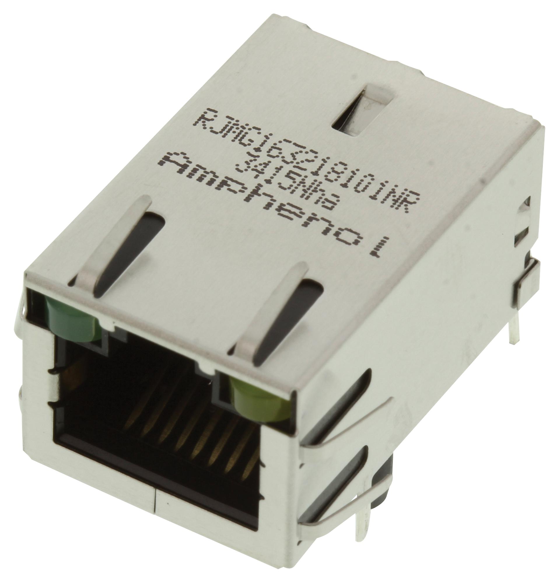 Amphenol Series RJMG Ethernet Jack: RJMG163218101NR