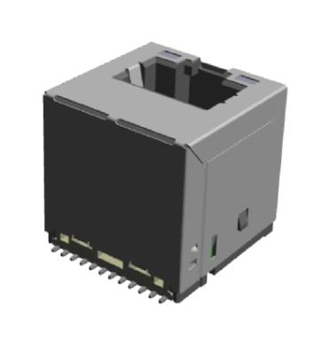 Buy Amphenol Ethernet Modular Jack Part Number RJMG2V1SLN12W5R Online