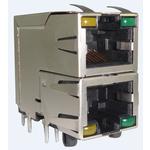 RJSAE538008 AMPHENOL COMMERCIAL PRODUCTS Stacked RJ45 Connector | myMectronic