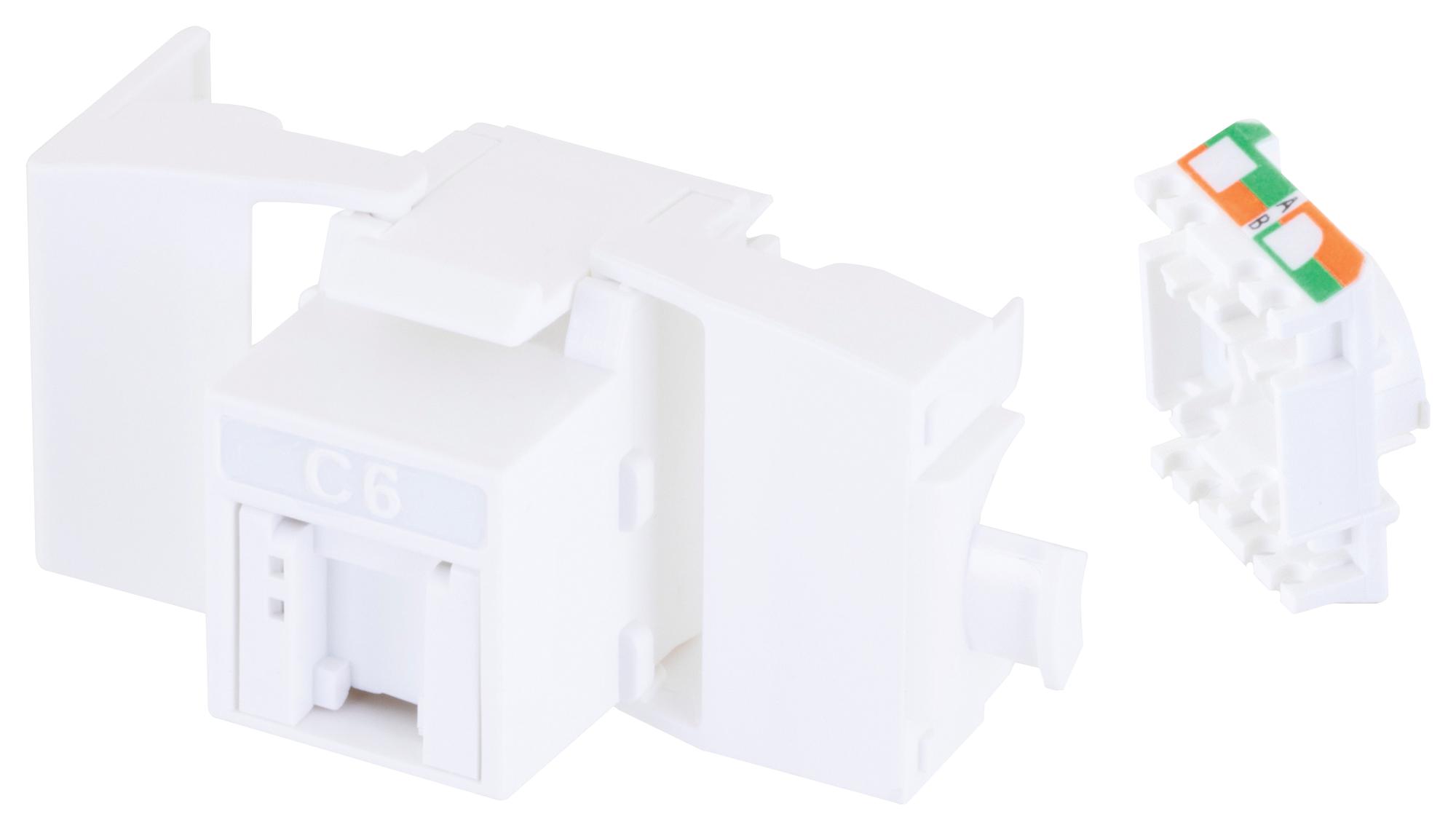 Buy L-Com RJ45 Keystone Jack Part Number RJTLC6POE Online
