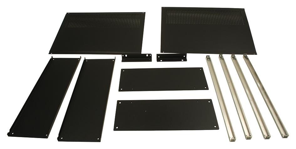 Hammond Series RMC Rack-Mounted Instrument Enclosure: RMCV190513BK1